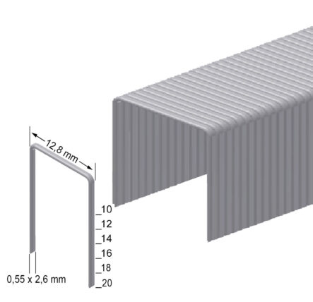 Скоба обивочная типа AD
